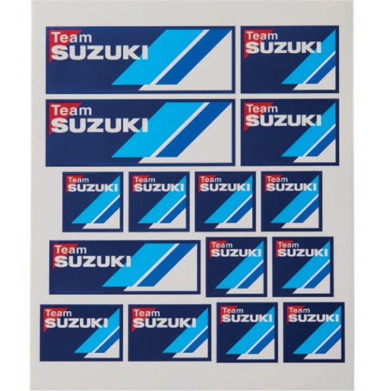Stickers marque Suzuki avec couleur et taille au choix